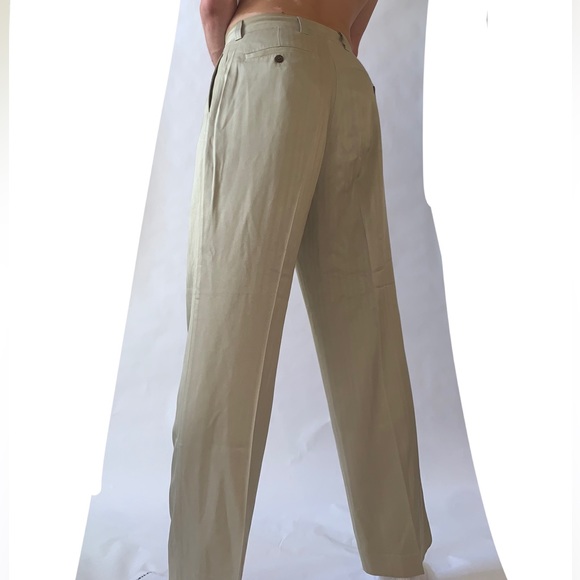 Tommy Bahama Pleated Dress Pants 100% Silk - Picture 4 of 6